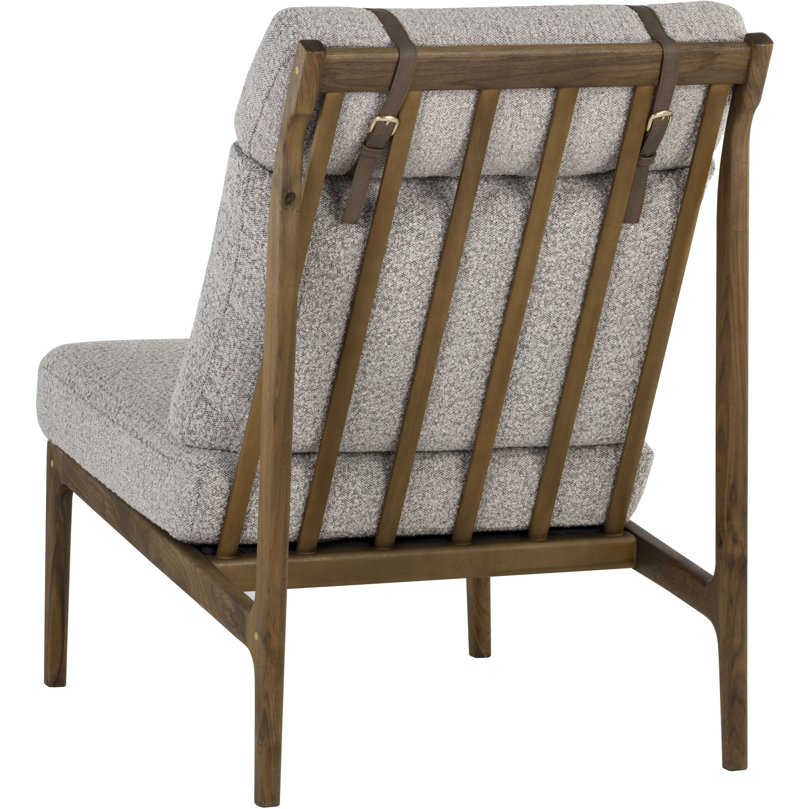 Elanor Walnut / Copenhagen Cappuccino Lounge Chair